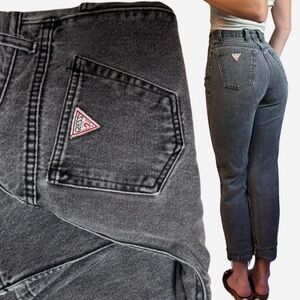 Vintage Georges Marciano by Guess Women's Jeans | Washed Black | Size 31